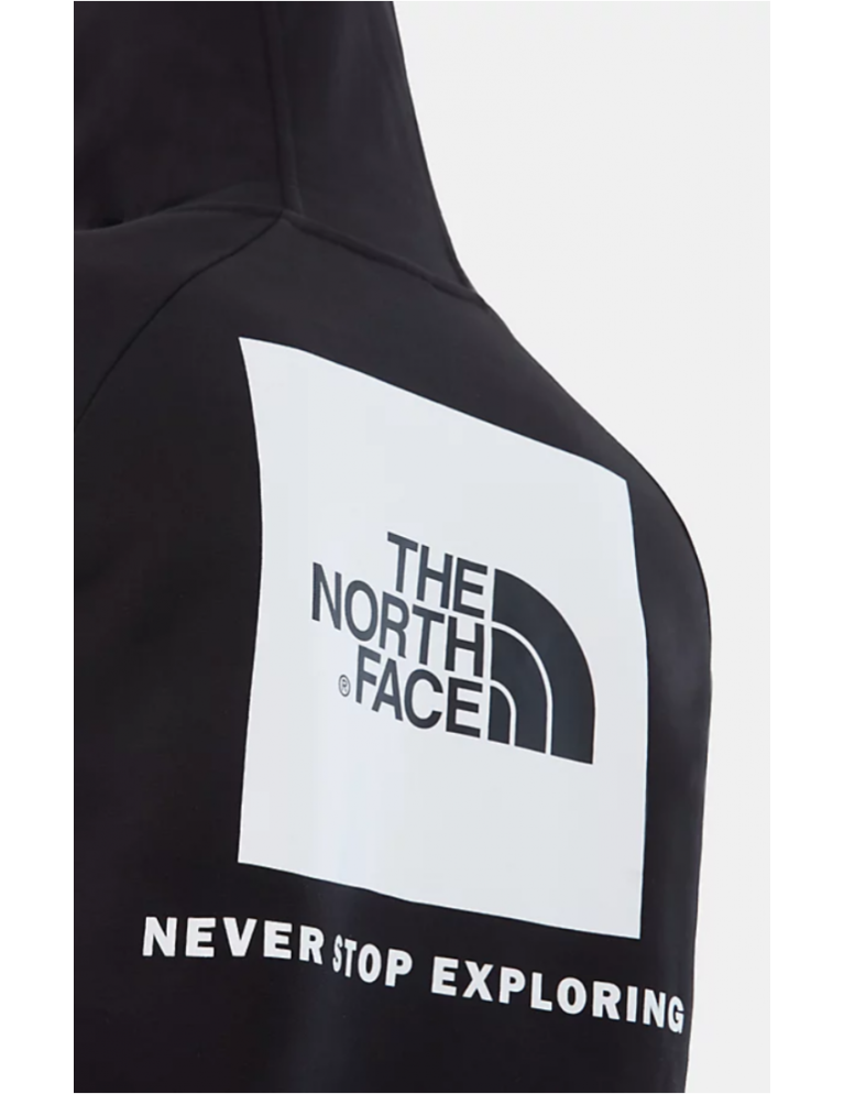 Sudadeira THE NORTH FACE raglan rede box hoodie tnf black